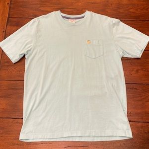 Light Blue Medium Sized Brooks Brothers T-Shirt